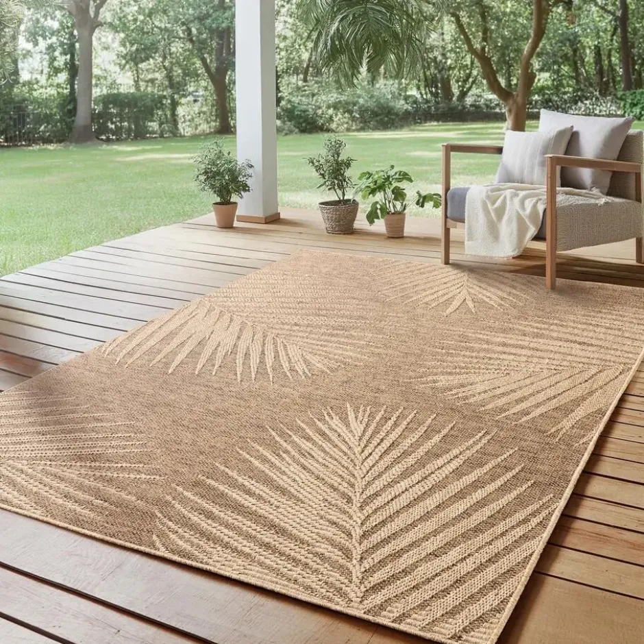 Buitenkleed Timber Jute Bruin - 240x340 CM