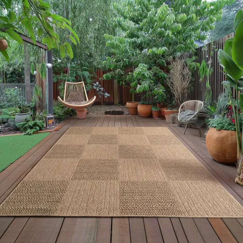 Buitenkleed Timber Lorium Jute Beige - 200x290 CM