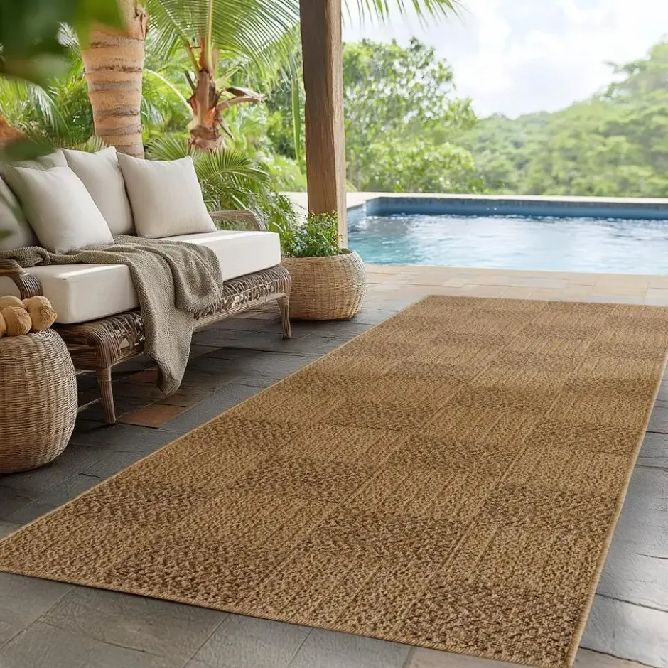 Buitenkleed Timber Lorium Jute Beige - 200x290 CM