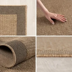Buitenkleed Timber Solid Jute Beige - 160x230 CM