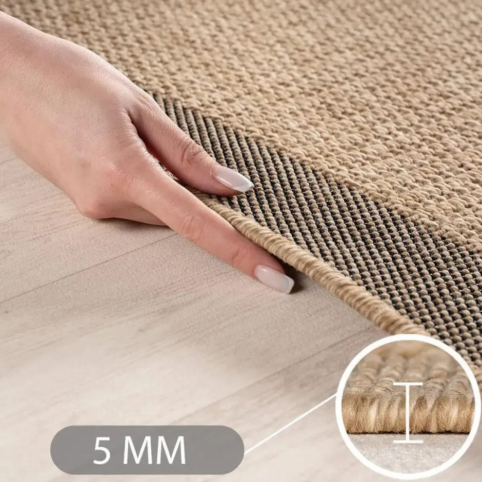 Buitenkleed Timber Solid Jute Beige - 160x230 CM