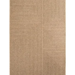Buitenkleed Timber Style Jute Beige - 240x340 CM