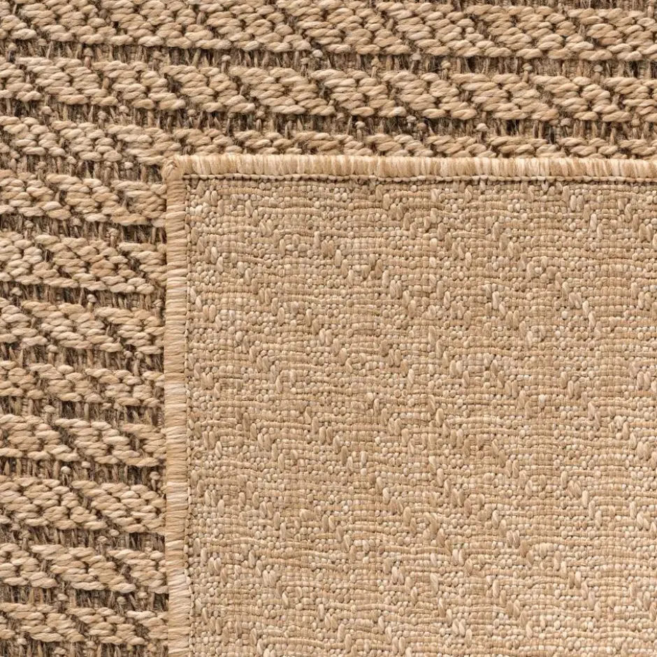 Buitenkleed Timber Style Jute Beige - 240x340 CM