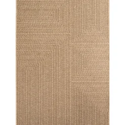 Buitenkleed Timber Style Jute Beige - 200x290 CM