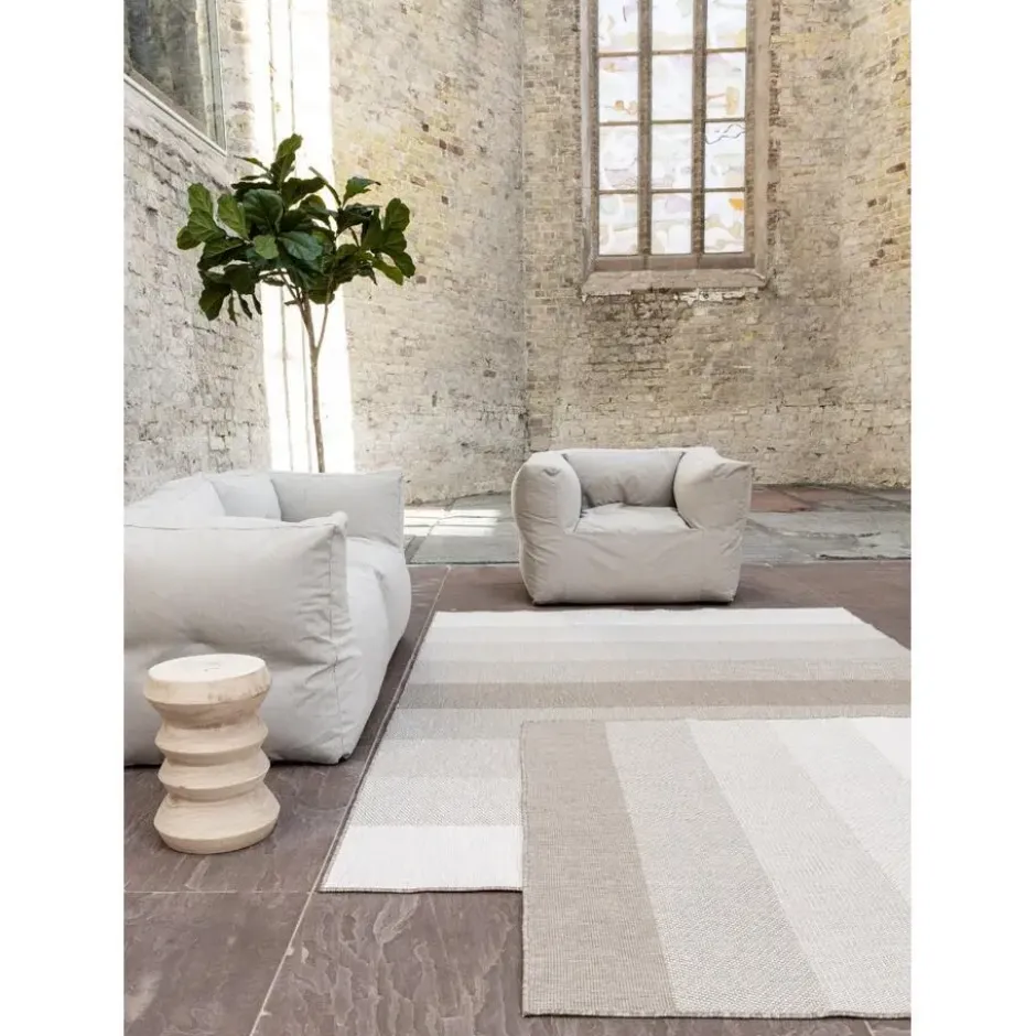 Buiten vloerkleed Boa - Bruin/Grijs - dubbelzijdig - EVA Interior - 340 x 240 cm