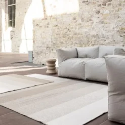 Buiten vloerkleed Boa - Bruin/Grijs - dubbelzijdig - EVA Interior - 340 x 240 cm