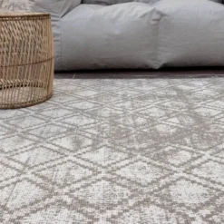 Buiten vloerkleed Frost - Bruin/grijs- dubbelzijdig - EVA Interior - 200 x 20...