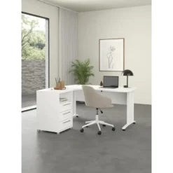 Bureau hoek Wit - 150x160x75cm - Prima