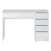Bureau JENEMI - 120 cmx55 cmx76 cm - Wit Hout paneel