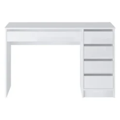 Bureau JENEMI - 120 cmx55 cmx76 cm - Wit Hout paneel