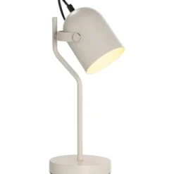 Bureaulamp Senn - beige metaal - 39xØ17,5 cm