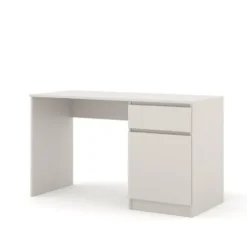 Bureau MAJA 130 cm kasjmier met lade en kast
