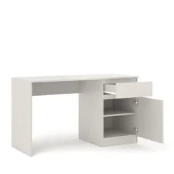 Bureau MAJA 130 cm kasjmier met lade en kast