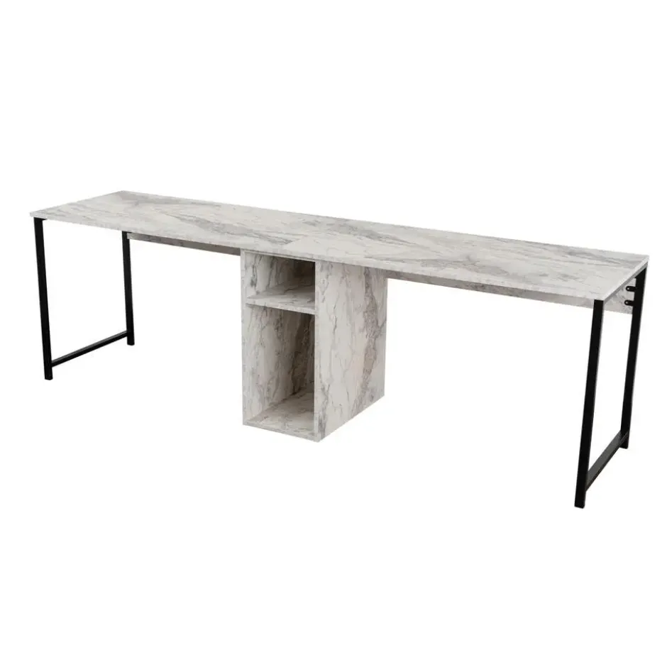 Bureau Marmerlook - 240x60x74cm - Twin