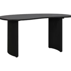 Bureau Nika - zwart - 75x160x80 cm