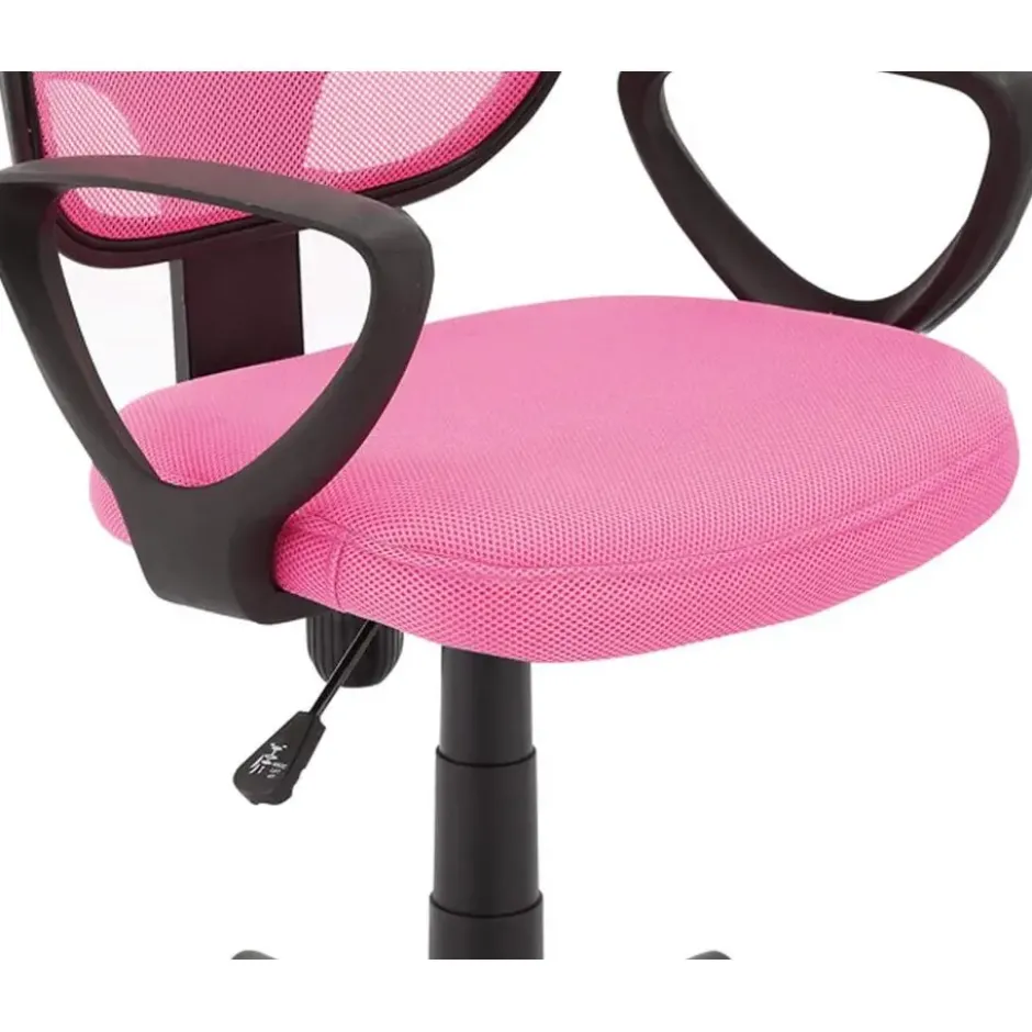 Bureaustoel Buritos - Solide, Verstelbaar en Ergonomisch - Roze