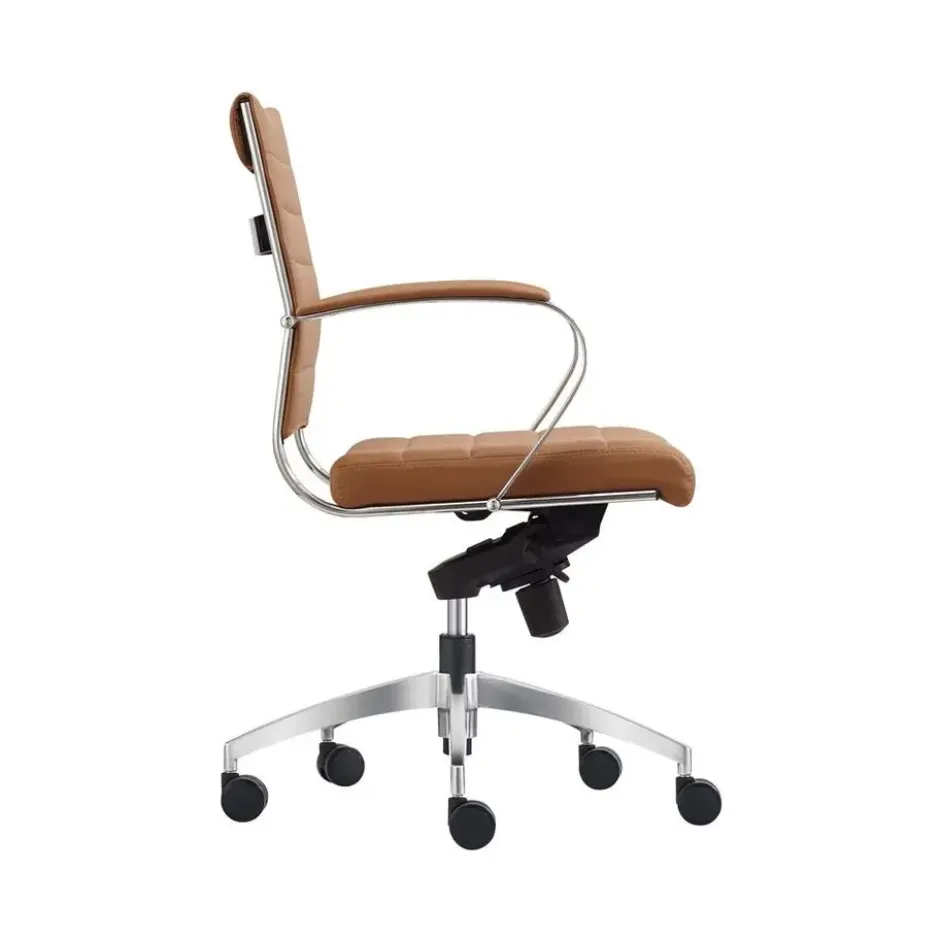 Bureaustoel Cádiz Cognac - 100% leder