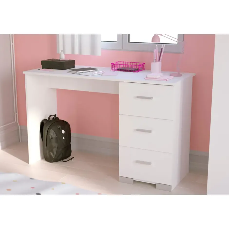 Bureau Timo - wit - 75,5x120x50 cm