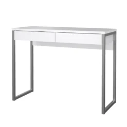 Bureau Wit Hoogglans - 100x50x75cm - Function Plus
