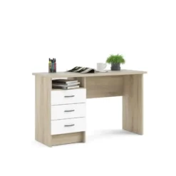 Bureau Wit/Naturel - 120x70x50cm - Function Plus