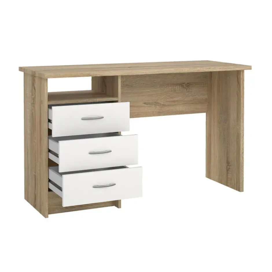 Bureau Wit/Naturel - 120x70x50cm - Function Plus