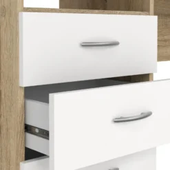 Bureau Wit/Naturel - 120x70x50cm - Function Plus