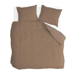 Byrklund - Dekbedovertrek Soft & Fluffy - 200x220 cm - Taupe