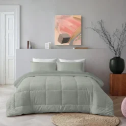 Byrklund - Dekbed zonder overtrek Wash & Rest - 140x200 cm - Groen