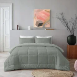 Byrklund - Dekbed zonder overtrek Wash & Rest - 140x200 cm - Groen