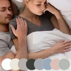 Byrklund - Hoeslaken Jersey - 90x200 cm - Licht Grijs