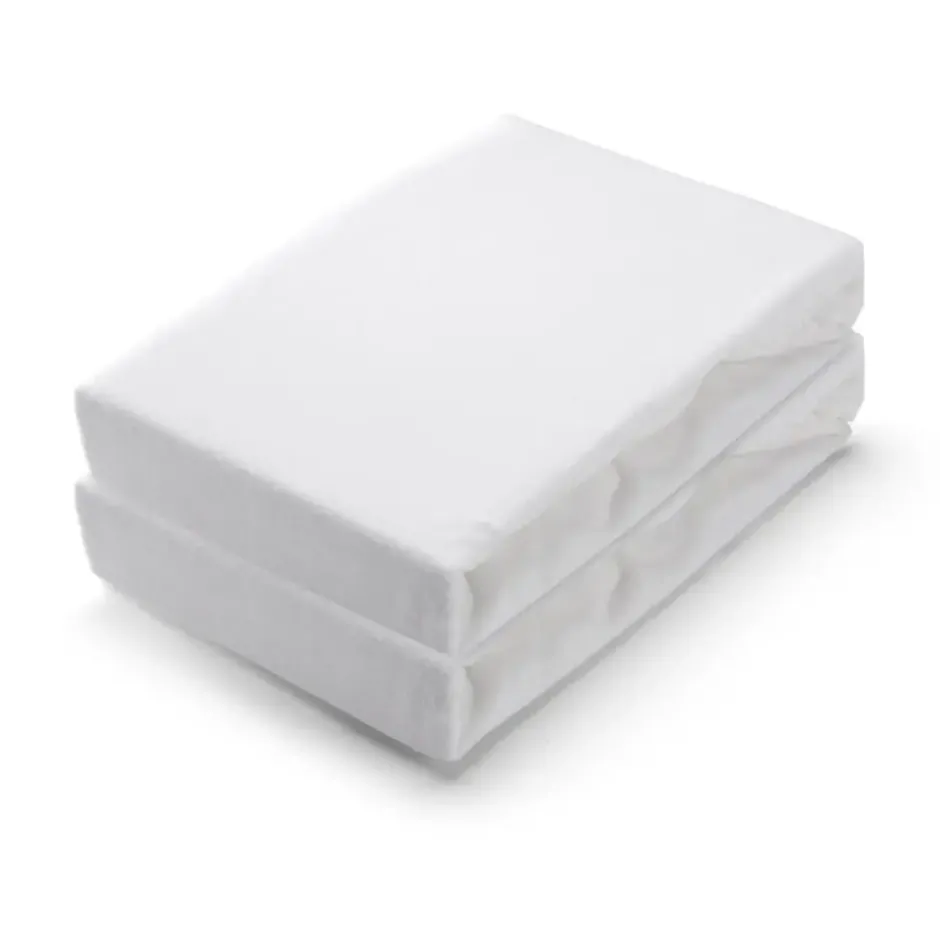 Byrklund - Molton Bed Basics Multifit Split-Topper - 180x200 cm - Wit