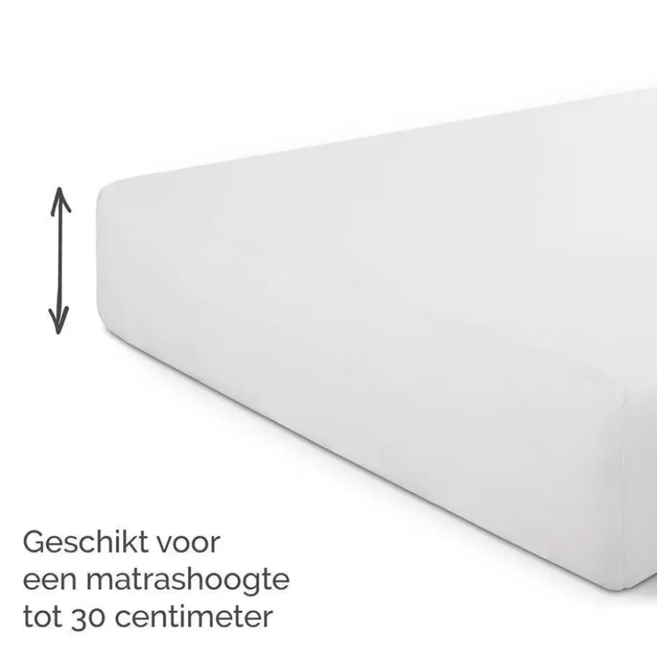 Byrklund - Molton Bed Basics Multifit - 180x200 cm - Wit