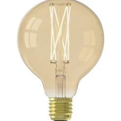 Calex LED globe - goudkleur - E27 - 4,5W - 470LM - dimbaar