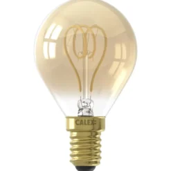 Calex LED kogellamp - goudkleur - E14 - 2,5W - 136LM - dimbaar