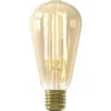 Calex LED rustieklamp - goudkleur - E27 - 3,5W - 250LM - dimbaar