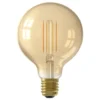 Calex Smart LED - globelamp - goudkleur - G95 - E27 - 7W - 806LM - dimbaar