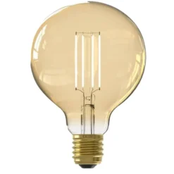 Calex Smart LED - globelamp - goudkleur - G95 - E27 - 7W - 806LM - dimbaar
