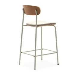 Calicosy - ADRIANA Set van 2 krukken - Grijs - 48x42x66 cm
