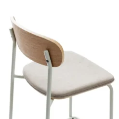 Calicosy - ADRIANA Set van 2 krukken - Grijs - 48x42x66 cm