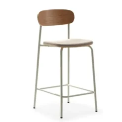 Calicosy - ADRIANA Set van 2 krukken - Grijs - 48x42x66 cm