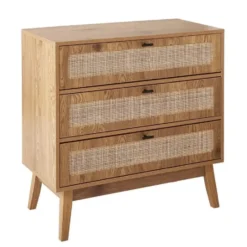 Calicosy - ALIA Ladekast 3 lades - Licht hout - 39x80x79 cm