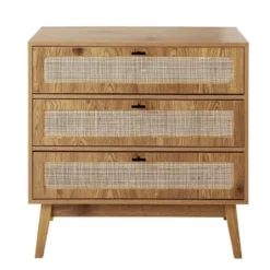 Calicosy - ALIA Ladekast 3 lades - Licht hout - 39x80x79 cm
