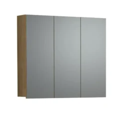 CALICOSY - Badkamerkast met spiegel PUREBLISS - 20x90x80 cm