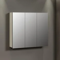 CALICOSY - Badkamerkast met spiegel PUREBLISS - 20x90x80 cm