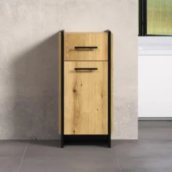Calicosy - Badkameronderkast ELLIE - licht hout 37x31x79 cm