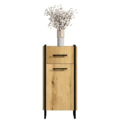 Calicosy - Badkameronderkast ELLIE - licht hout 37x31x79 cm