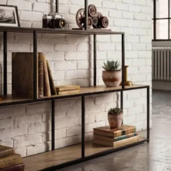 Calicosy - Boekenkast met 5 niveaus Colorado - 30x160x157 cm