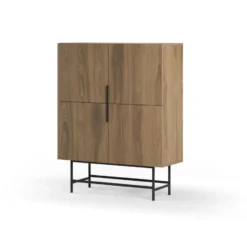 Calicosy - Buffetkast RIMA - donker hout 100x40x128 cm