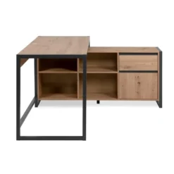 CALICOSY - Bureau PRAGUE - Licht hout - 75x139x139 cm