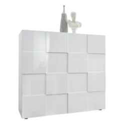 CALICOSY - DAMA Buffet - Wit - 42x121x111 cm